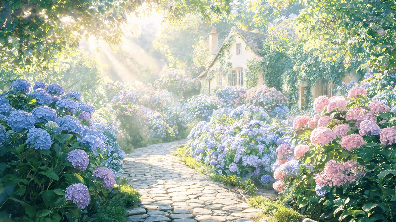 绣球花小院